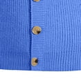 thumbnail image 5 of Wzzjkit Fall Clothes Men Casual Fashion V-neck Button Cardigan Elasticity Sweater Base Layer Knit Long Sleeve Sweater, 5 of 5