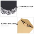 thumbnail image 3 of 10 Pcs Invitations d'Halloween Invitation Toile d'Araignée Cartes Ajourées (Noir), 3 of 7
