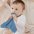 thumbnail image 4 of Btomtd Infant Cloth Soothing Handkerchief Infant Sleeping Doll Soothing Handkerchief, Blue, 4 of 5