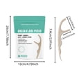 thumbnail image 2 of Deep Cleaning Picks Effectively Plaque Between Teeth Gentle Safe For Gums Biodegradable Vegan Design 50PCS, 2 of 6