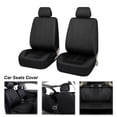 thumbnail image 3 of PU Leather Car Seat Covers, Washable Front Rear Seat Covers, Classic Waterproof Protector for Vehicles Suvs Car Accessories Black, 3 of 7