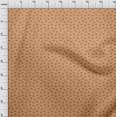 thumbnail image 4 of oneOone Tissu Rayonne Orange Minimaliste Planète Rétro Matériel de Robe Tissu Imprimé Tissu au Mètre 56 Pouces de Large, 4 of 5