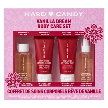 Hard Candy A Vanilla Dream Body Wash, Body Spray & Body Lotion Gift Set