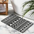 thumbnail image 2 of Step into Luxury with our 20x32in Non-Slip Bath Rug Runner - Soft Microfiber, Tribal Style, Easy to Clean Bathroom Rugs. Perfect for Tub and Shower Floor Protection!, 2 of 5