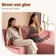 thumbnail image 5 of BIGSYY Siège Simple Confortable, Assise Confortable, Aucun Assemblage Requis, Rose, 5 of 5