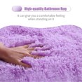 thumbnail image 3 of Mistaha 3PCS Bath Mat Toilet Lid Cover U-Shaped Rug Non Slip Soft Floor Rug Water Absorbent Solid Door Mat Bathroom Rug Carpet Seat Cover Rug Set, 3 of 6