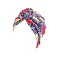 thumbnail image 3 of 3 Pcs Turban Africain à Imprimé Floral pour Femmes, Bonnet/tuque Pré-Noué avec Nœud, Serre-Tête, 3 of 4