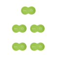 thumbnail image 3 of VONKY Durable And Long-lasting Cat Rug Cute And Practical Pet Mat Variety Of Styles Green 5Set, 3 of 6