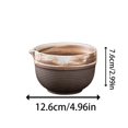 thumbnail image 3 of TIELUTT Contenants de Réfrigérateur en Poterie Grossière Exquise pour Organiser Contenants Ronds en Verre avec Couvercles Grands Contenants de Rangement en Verre Contenant Alimentaire en Verre Grands Contenants de Rangement pour Aliments avec Couvercles Ai, 3 of 5