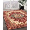 thumbnail image 2 of Ahgly Company Tapis d'Intérieur Rectangulaires Abstraits Persans Rouges, 2 Pieds x 5 Pieds, 2 of 6