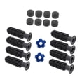 thumbnail image 3 of Lipstore 8 Pieces Table Football Replacement Handles Easy to Install Foosball Handles Dark Blue Footballs, 3 of 8