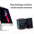 thumbnail image 3 of M18 Mini Haut-Parleur d'Ordinateur Audio de Bureau Multimédia Subwoofer Haut-Parleur USB Multimédia pour Ordinateur Portable, 3 of 7