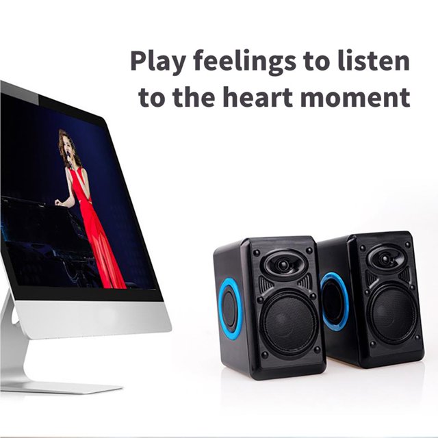 M18 Mini Computer Speaker Desktop Audio Multimedia Desktop Audio Durable Subwoofer Speaker USB Multimedia Speaker For Computer Laptop
