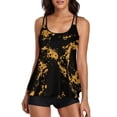 thumbnail image 1 of Two Piece Swimsuits For Women Tummy Control Tankini Top With Boyshorts Plus Size Tankini Swimsuits Sporty Bathing Suit, 1 of 9