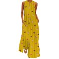 thumbnail image 1 of Innerwin Longues Robes Maxi à Imprimé Floral pour Femmes, Robe d'Été de Plage, Vacances, Sans Manches, Style Hawaïen, Robe Débardeur, Style P S, 1 of 2
