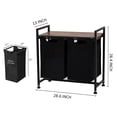 thumbnail image 2 of Laundry Hamper, Laundry Basket Organizer with Removable Laundry Bag and Top Shelf, Clothes Hamper for Laundry Room Bathroom Bedroom and Dorm, 2 of 9
