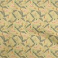 thumbnail image 1 of oneOone Velvet Yellow Fabric Tropical Sewing Craft Projects Fabric Prints By Yard 58 Inch Wide, 1 of 4