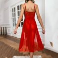 thumbnail image 4 of B91xZ Chemises de Nuit pour Femmes Manches Courtes Chemise de Nuit Imprimée, S B, 4 of 5