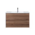 thumbnail image 2 of SERA Fleur Bathroom Vanity Walnut, 2 of 7