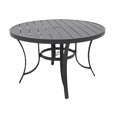 thumbnail image 1 of Four Seasons Courtyard Palermo Slat Top Dining Table with Umbrella Hole, 1 of 7