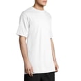 thumbnail image 4 of Hanes Mens Beefy T-Shirt 2-Pack, 2XL, White, 4 of 5
