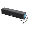 thumbnail image 1 of PEONAVET Usb Audio Usb Audio Audio Desktop Home Laptop Sliver LED Small Speaker Wired Desktop USB Speaker, 1 of 1