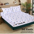 thumbnail image 4 of RUVANTI Draps Grand 100 % Coton, Ensemble de Draps Percale Grand, Fault Star, 4 of 5