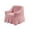 Rose, variante sur Housses Extensibles pour Fauteuil à Oreilles, Housse de Fauteuil Plissée à Volants avec Jupe, Housses Extensibles pour Sofa, Housses de Fauteuil en Seersucker avec Jupe à Volants, Protège-Meubles pour Sofa de Salon