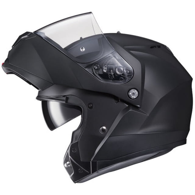 HJC C91 Men's Street Motorcycle Helmet - Semi-Flat Black/X-Large