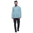 thumbnail image 1 of Atasi Cotton Ethnic Short Kurta For Boys Printed Party Wear Kurta For Men, 1 of 5