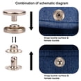 thumbnail image 3 of Kit de 100 Boutons-Pression avec Outils de Fixation pour Vêtements, 3 of 4