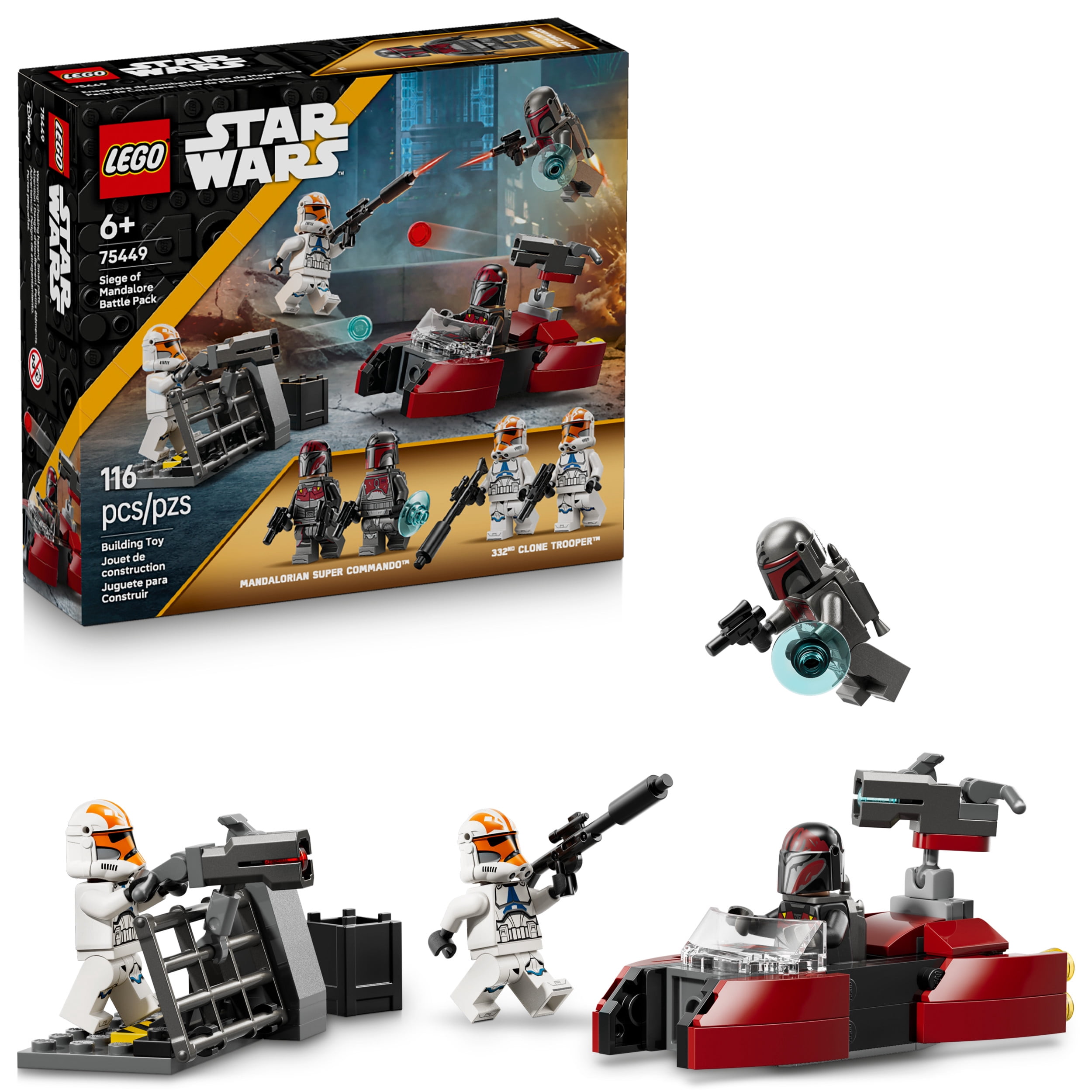 LEGO Star Wars Ensemble de Combat Le Siège de Mandalore, Ensemble 75449
