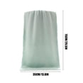 thumbnail image 2 of Bigersell Bathroom Towels 75 x 35 cm Solid Microfiber Soft Plush Bath Towels Super Absorbent Face Towels Rectangular Bathing Shower Towels Quick Dry Hand Bath Towels G, 2 of 3
