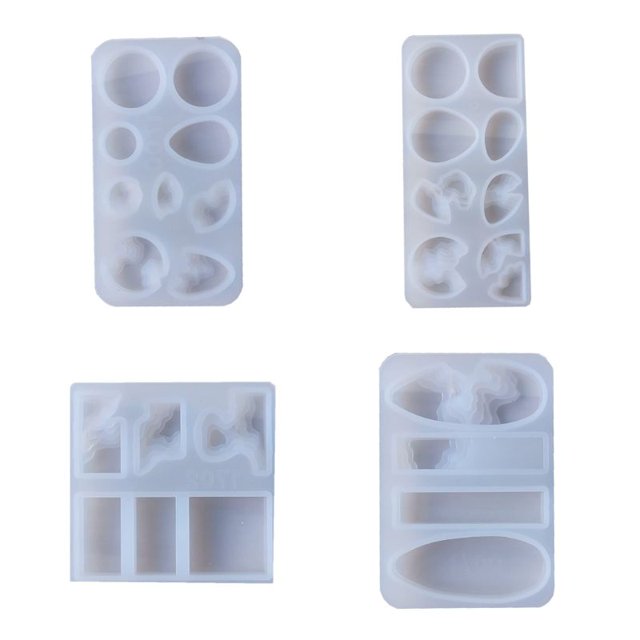 Techinal Crystal Epoxy Mold DIY Pendant Jewelry Crafts Making Silicone Mould UV Resin Molds