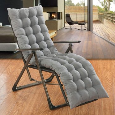 XINQIHANG Lounge Chair Cushion Pad,Thickened Patio Garden Indoor Outdoor Rattan Recliner Portable Sustainable Sun Lounger Cushion,Window Seat Mattress Red 48x150cm(19x59inch)