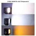 thumbnail image 2 of Waterproof Fill Light LED Diving Light 2700K-9000K Bi-color Temperature LED Video Light Underwater 40M Built-in Battery for Underwater Photography Video, 2 of 7