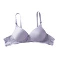 thumbnail image 2 of CHUANK Bras Easter Clearance Summer Fall Woman‘s Printing Gathered Together Daily Bra Underwear No Rims Blue, 2 of 6