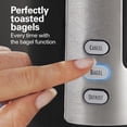 thumbnail image 3 of Hamilton Beach 2 Slice Extra Wide Slot Toaster with Bagel & Defrost Settings, Shade Selector with 7 Browning Levels, Toast Boost, Auto Shutoff, Black & Stainless Steel (, 3 of 8