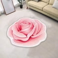 thumbnail image 4 of Washable Flower Carpet for Living Room and Bedroom - Non-Slip, Absorbent Area Rug in Red, Pink, Light Blue, Navy, 4 of 6