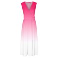 thumbnail image 4 of Yuyuzo Robes de Plage pour Femmes 2025 Décolleté en V Profond Sans Manches Robes Longues de Fête Fluides Boho Vacances Robe Maxi, 4 of 5