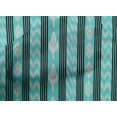 thumbnail image 4 of oneOone Tissu en Coton Cambric Rayé Ikat Imprimé 1 Yard 56 Pouces de Large, 4 of 4
