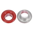 thumbnail image 4 of Unique Bargains 100PCS Grommets Eyelets 1/5 Inch (5mm) ID Hole Metal Self Backing Eyelet with Washers for Leather Red, 4 of 7