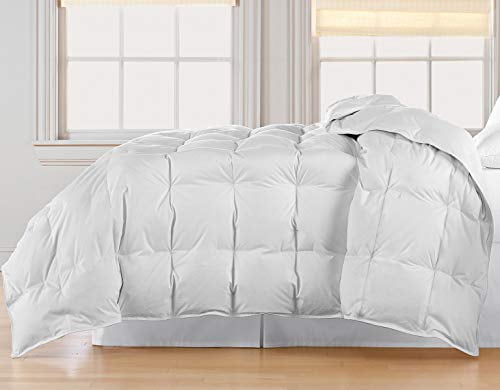Blue Ridge Home Fashions, Inc. Microfiber Down Fiber Full-Queen in White Color Down/Down Down/Down Blend Comforter,