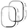 thumbnail image 4 of KOMI Case for Apple Watch Ultra 49mm with 9H Tempered Glass Screen Protector, Touch Sensitive, Full Coverage, Slim Bumper Protective Cover for iWatch 49mm, Transparent, 4 of 5