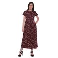 thumbnail image 1 of Moomaya Robe Tunique à Fente avant pour Femmes, Manches Courtes, Kurti Imprimée, Tenue d'Été, 1 of 5
