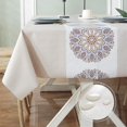 thumbnail image 1 of Fall Sunflower Vinyl Tablecloth Rectangle Plastic PVC Oilcloth Tablecloths Wipeable Table Cloth Cover for Foot Folding Tables Kitchen Dining Room Table Crafting x, 1 of 7