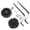 Black, variant on Kyusrd Summer Outdoor Patio Deals!Right Hand Bicycle Bike Aluminum Crisp Clear Sound Adults Kids-Ringer