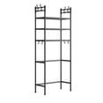 thumbnail image 2 of HCBY Heavy Duty Over Toilet Shelf, 63 Inch 3-Layer Bathroom Storage Rack, Rust Proof Iron Frame with Waterproof Coating, Multi-Purpose Organizer for Toiletries Plants Laundry, 2 of 9