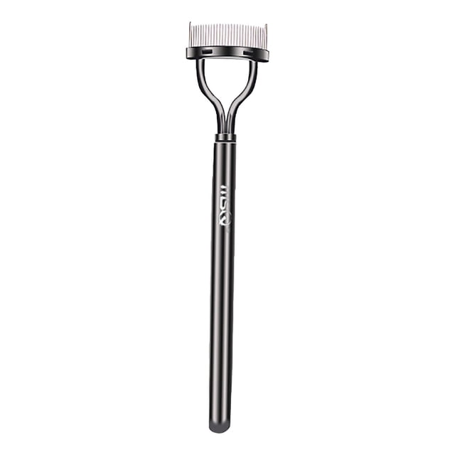 Peigne à Cils en Acier Inoxydable Design Courbé Résine pour Curling Durable Outil de Maquillage
