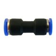 thumbnail image 3 of 2pc 6MM OD Tube Pneumatic Straight Union Connector, Push To Connect Air Fitting, 3 of 9